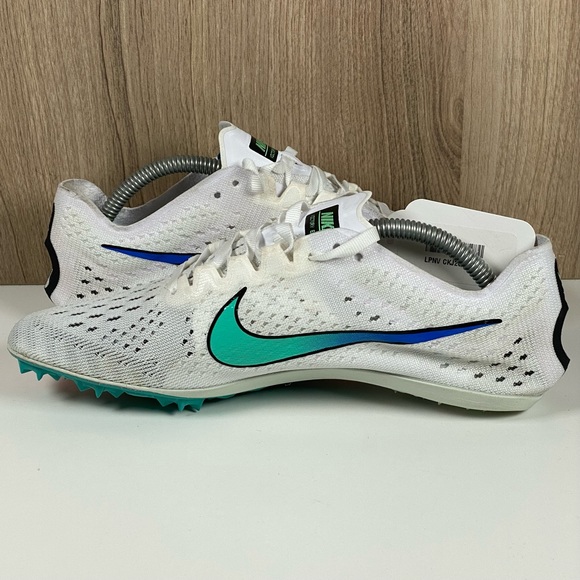 Nike Zoom Victory Elite 2 Track Spikes White Jade Crimson 835998-100 Men’s 5.5 - Picture 8 of 10